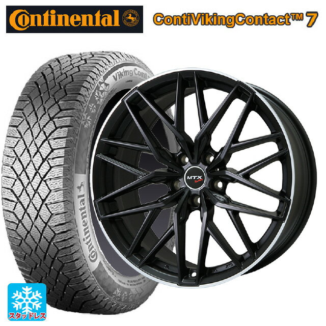【6/15〜16限定 全品P5倍＆クーポン】ミニ ミニクロスオーバー(F60)用 225/55R17 101T XL コンチネンタル コンチバイキングコンタクト7 正規品 ビックウェイ ユーロバーン ニュルブルグ MTX MB/リムP 新品スタッドレスタイヤホイール 4本セット