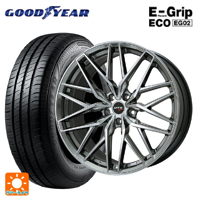 【6/15〜16限定 全品P5倍＆クーポン】ミニ ミニ(F55/F56)用 195/55R16 87V グッドイヤー エフィシェントグリップ エコ EG02 ビックウェイ ユーロバーン ニュルブルグ MTX CHB 新品サマータイヤホイール 4本セット