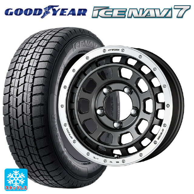 【6/15〜16限定 全品P5倍＆クーポン】215/65R16 98Q グッドイヤー アイスナビ7(数量限定) ワーク クラッグ ティーグラビッツ MGMRC 16-7J 国産車用 スタッドレスタイヤホイール4本セット
