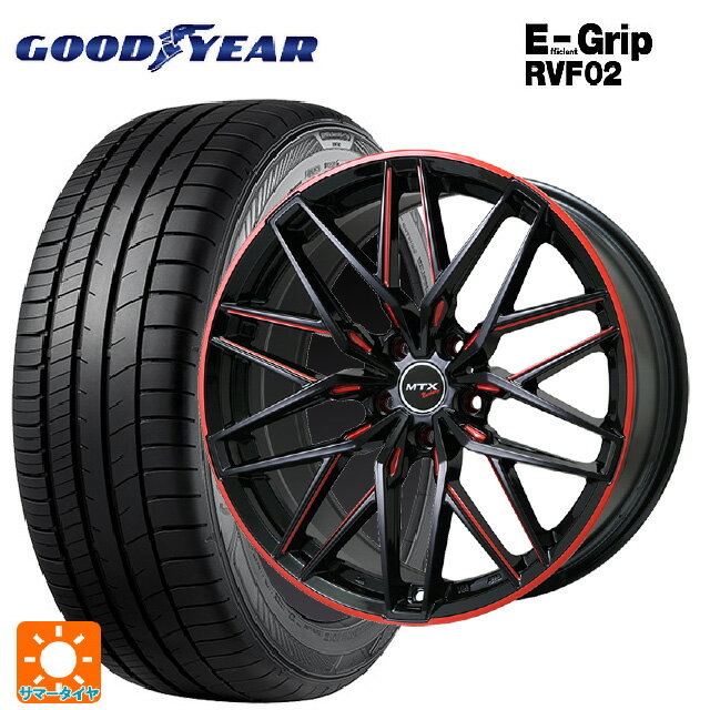 【6/11 1:59迄 全品ポイント5倍】ミニ ミニクロスオーバー(F60)用 225/55R17 101V XL グッドイヤー エフィシェントグリップ RVF02 ビックウェイ ユーロバーン ニュルブルグ MTX GB/MRD 新品サマータイヤホイール 4本セット