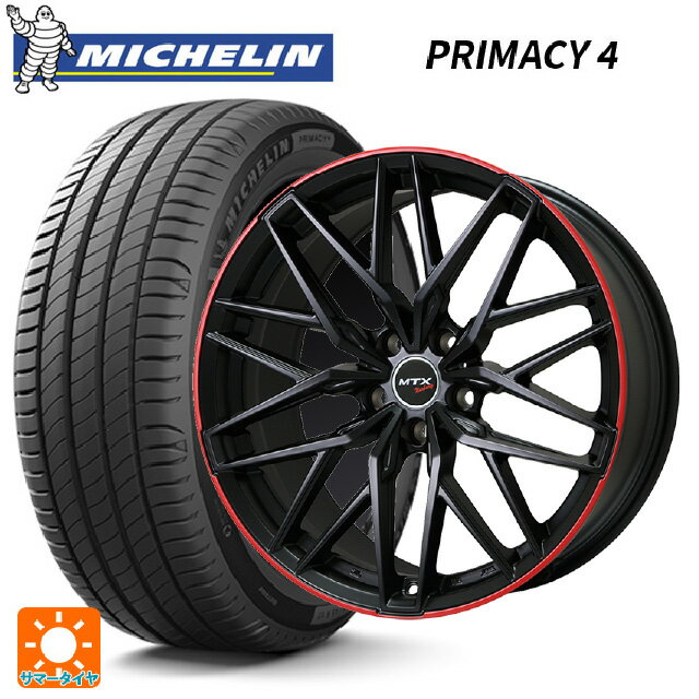 ミニ ミニクロスオーバー(F60)用 225/50R18 95V ミシュラン 正規品 プライマシー4 # ビックウェイ ユーロバーン ニュルブルグ MTX MB/RD 新品サマータイヤホイール 4本セット