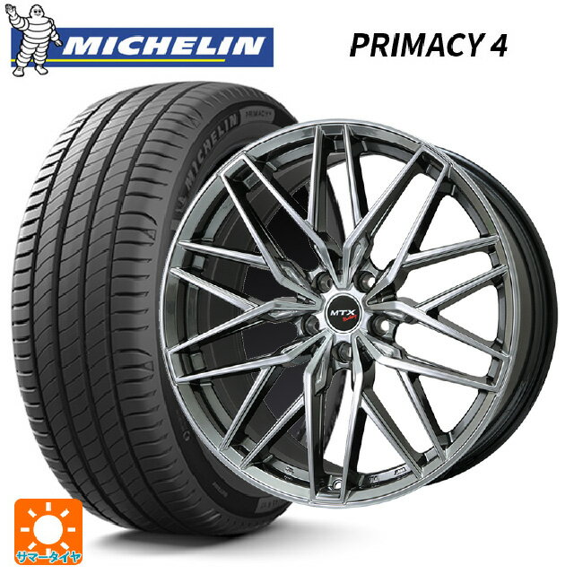 【6/15〜16限定 全品P5倍＆クーポン】ミニ ミニクロスオーバー(F60)用 225/50R18 95V ミシュラン 正規品 プライマシー4 # ビックウェイ ユーロバーン ニュルブルグ MTX CHB 新品サマータイヤホイール 4本セット
