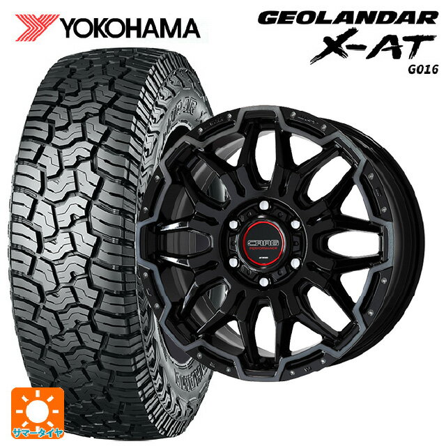 レクサス LX(300系)用 265/65R18 122/119Q ヨコハマ ジオランダー X-AT G016 ブラックレター クラッグ LCG BPKPM 新品サマータイヤホイール 4本セット