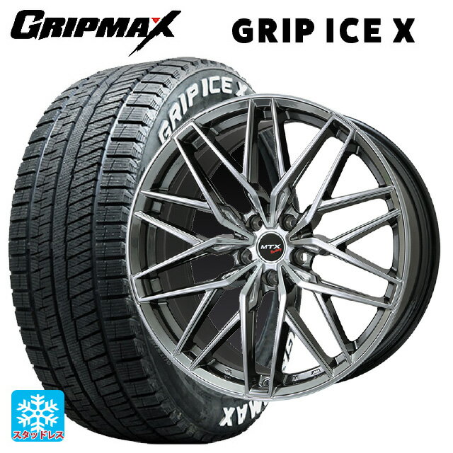 【6/15〜16限定 全品P5倍＆クーポン】ミニ ミニクラブマン(F54)用 205/55R16 91T グリップマックス グリップアイスX ホワイトレター ビックウェイ ユーロバーン ニュルブルグ MTX CHB 新品スタッドレスタイヤホイール 4本セット