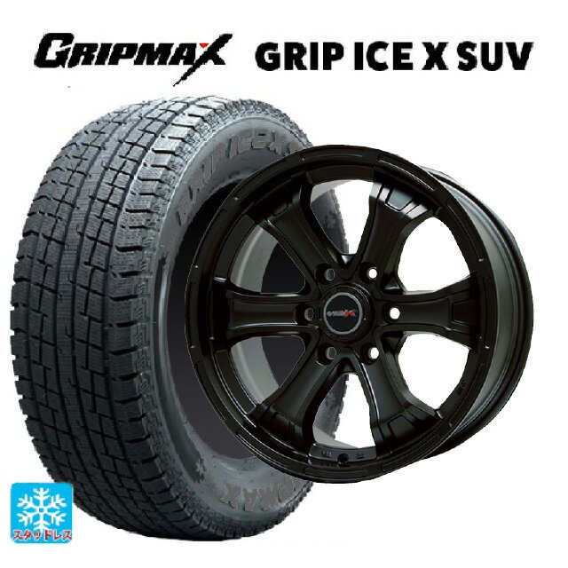 【最大3万円OFFクーポン 2/19 20時〜】195/80R15 107/105N グリップマックス グリップアイスX SUV ブラックレター ビックウェイ ビーマッド ケー MB 15-6J 国産車用 スタッドレスタイヤホイール4本セット