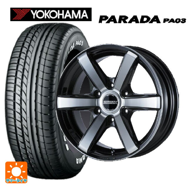 トヨタ ハイエース(200系)用 225/50R18 107/105H ヨコハマ パラダ PA03 ホワイトレター シーアールエス エセックス EC BP 新品サマータイヤホイール 4本セット