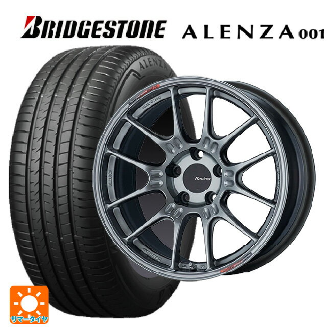 【6/11 1:59迄 全品ポイント5倍】スバル フォレスター(SL系)用 225/55R18 98V ブリヂストン アレンザ001 正規品(数量限定) エンケイ レーシング GTC02 ハイパーシルバー 新品サマータイヤホイール 4本セット