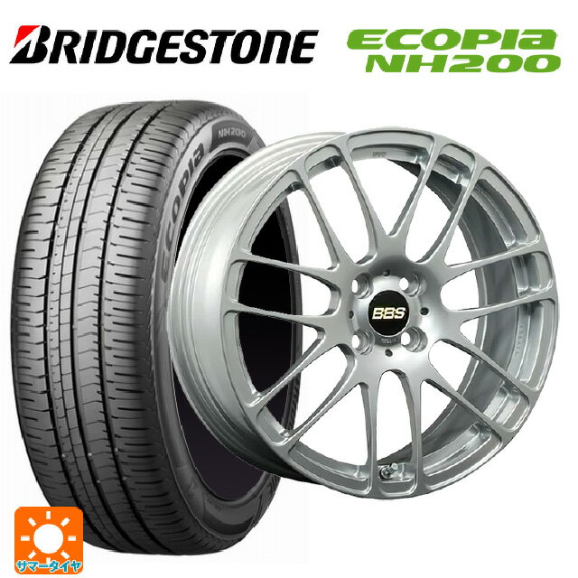 2023年製 215/45R17 91W XL ブリヂストン エコピア NH200 正規品 BBS RE-L2 DS 17-7J 国産車用 サマータイヤホイール4本セット