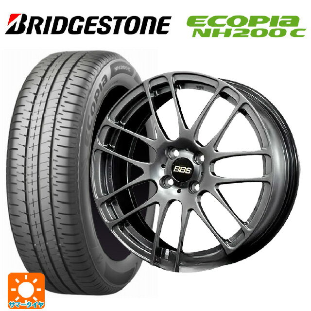 【6/22 20時〜 全品P5倍＆クーポン】175/55R15 77V ブリヂストン エコピア NH200C 正規品 # BBS RE-L2 DB 15-5.5J 国産車用 サマータイヤホイール4本セット