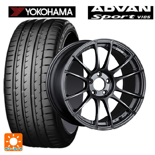 245/40R19 98Y XL ヨコハマ アドバンスポーツ V105 正規品 タナベ SSR GT X04 ダークガンメタ 19-8.5J 国産車用 サマータイヤホイール4本セット