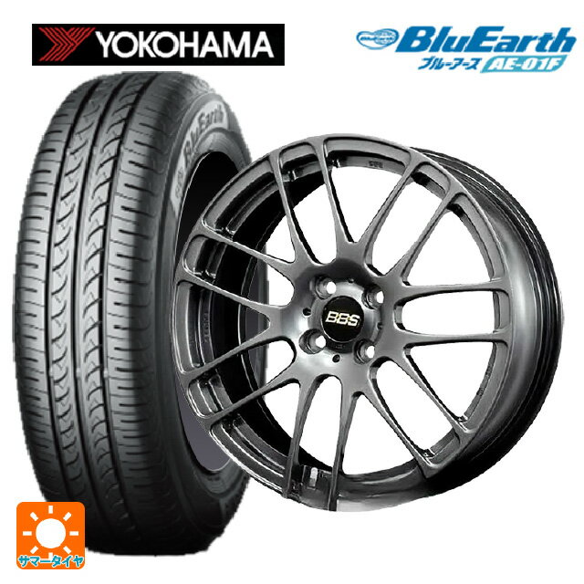 185/60R15 84H ヨコハマ ブルーアース AE01F BBS RE-L2 DB 15-5.5J 国産車用 サマータイヤホイール4本セット