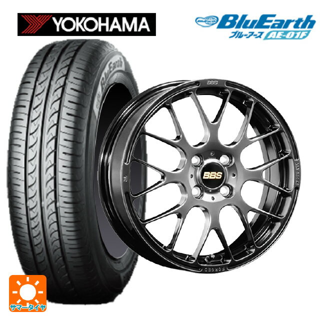 【6/22 20時〜 全品P5倍＆クーポン】185/55R16 83V ヨコハマ ブルーアース AE01F BBS RP DB 16-6J 国産車用 サマータイヤホイール4本セット