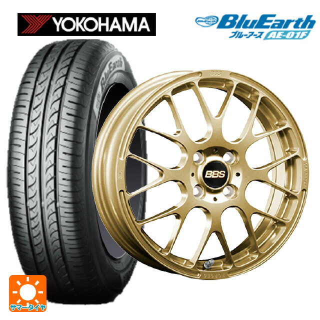 【6/15〜16限定 全品P5倍＆クーポン】185/60R15 84H ヨコハマ ブルーアース AE01F # BBS RP GL 15-5.5J 国産車用 サマータイヤホイール4本セット