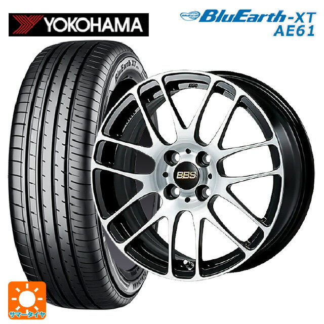 ホンダ ZR-V(RZ4)用 215/60R17 96H ヨコハマ ブルーアースXT AE61 BBS RE-L2 BKD 新品サマータイヤホイール 4本セット