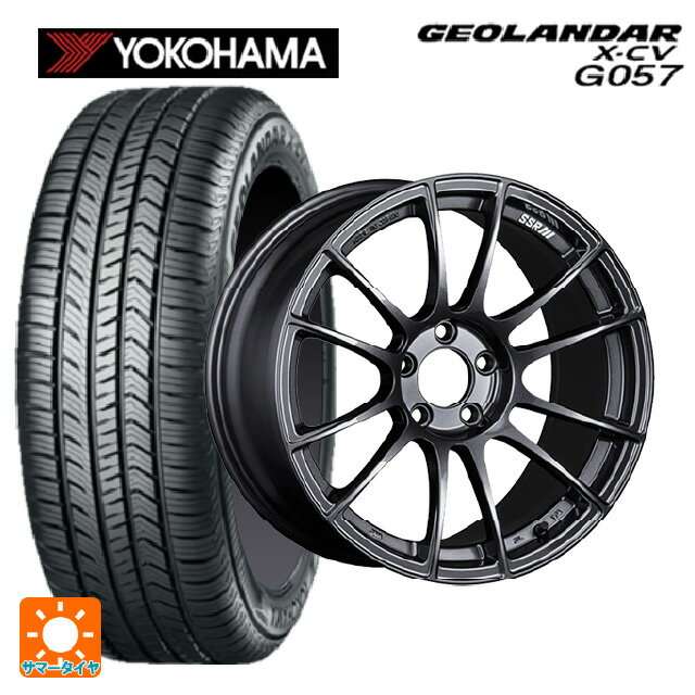235/55R19 105W XL ヨコハマ ジオランダー X-CV G057 正規品 タナベ SSR GT X04 ダークガンメタ 19-8.5J 国産車用 サマータイヤホイール4本セット