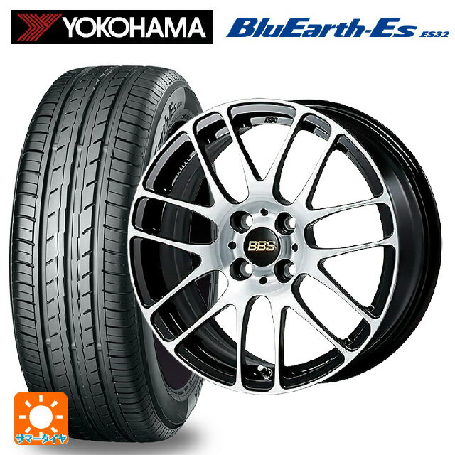 【6/15〜16限定 全品P5倍＆クーポン】165/50R16 75V ヨコハマ ブルーアースEs ES32 # BBS RE-L2 BKD 16-5J 国産車用 サマータイヤホイール4本セット