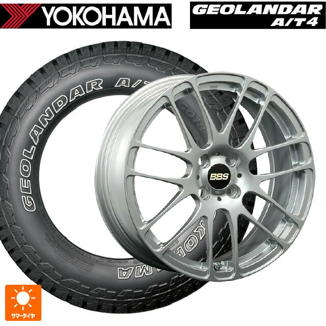 【6/20限定 全品P5倍＆クーポン】235/70R16 106T ヨコハマ ジオランダー AT4 G018 アウトラインホワイトレター 正規品 BBS RE-L2 DS 16-6.5J 国産車用 サマータイヤホイール4本セット