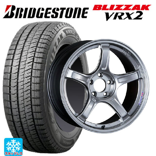 【6/15〜16限定 全品P5倍＆クーポン】215/60R17 96Q ブリヂストン ブリザック VRX2 正規品 タナベ SSR GT X03 クロムシルバー 17-7J 国産車用 スタッドレスタイヤホイール4本セット