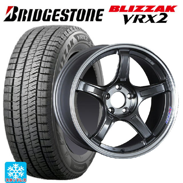 【6/22 20時〜 全品P5倍＆クーポン】215/60R17 96Q ブリヂストン ブリザック VRX2 正規品 タナベ SSR GT X03 マシンドグラファイトガンメタ＋スモーククリア 17-7J 国産車用 スタッドレスタイヤホイール4本セット