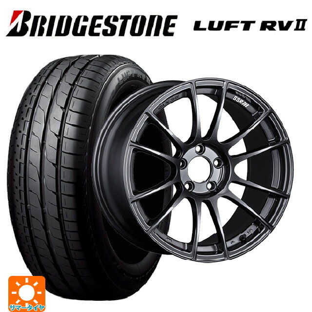 ホンダ ZR-V(RZ4)用 225/55R18 98V ブリヂストン ルフトRV2(日本製) 正規品 # タナベ SSR GT X04 ダークガンメタ 新品サマータイヤホイール 4本セット