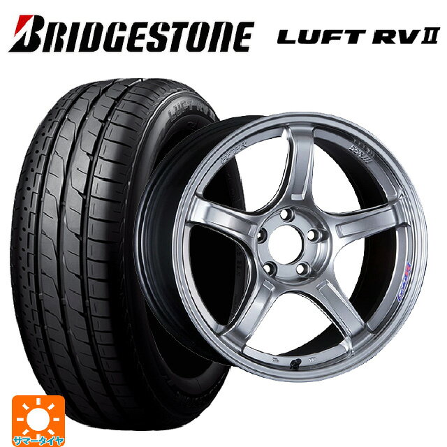 ホンダ ZR-V(RZ4)用 2025年製 215/60R17 96H ブリヂストン ルフトRV2(日本製) 正規品 # タナベ SSR GT X03 クロムシルバー 新品サマータイヤホイール 4本セット