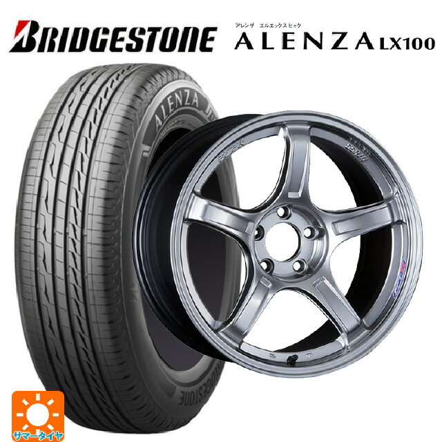 ニッサン エクストレイル(33系)用 2025年製 235/60R18 103H ブリヂストン アレンザLX100 正規品 タナベ SSR GT X03 クロムシルバー 新品サマータイヤホイール 4本セット