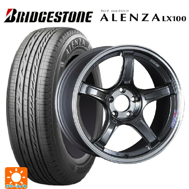 トヨタ アルファード(30系)用 225/60R17 99H ブリヂストン アレンザLX100 正規品 # タナベ SSR GT X03 マシンドグラファイトガンメタ＋スモーククリア 新品サマータイヤホイール 4本セット
