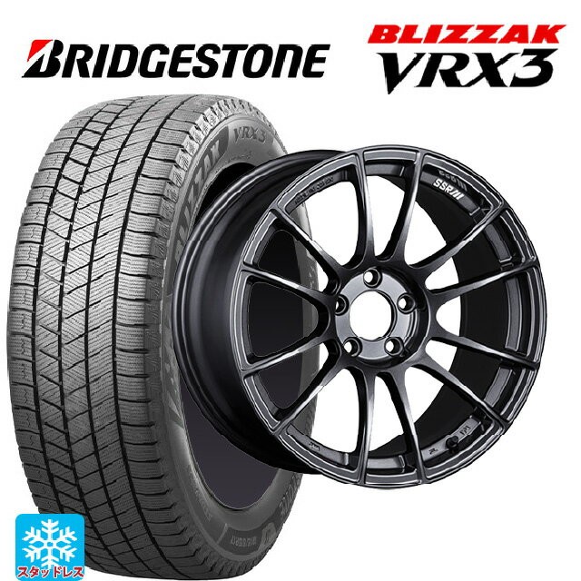 【6/11 1:59迄 全品ポイント5倍】225/45R19 92Q ブリヂストン ブリザック VRX3 正規品 タナベ SSR GT X04 ダークガンメタ 19-8.5J 国産車用 スタッドレスタイヤホイール4本セット