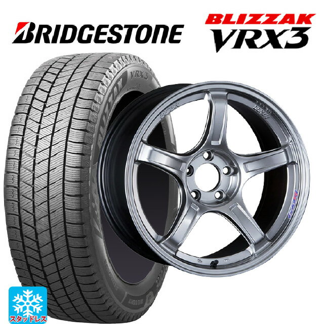 2024年製 225/55R18 102Q XL ブリヂストン ブリザック VRX3 正規品 タナベ SSR GT X03 クロムシルバー 18-7.5J 国産車用 スタッドレスタイヤホイール4本セット
