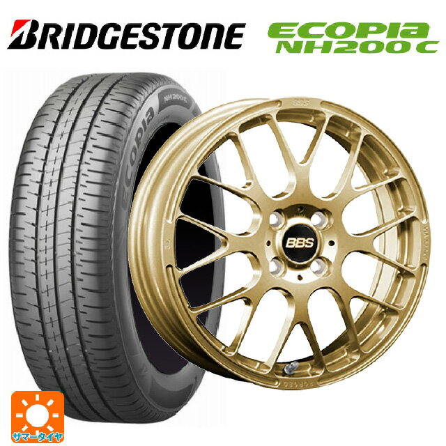 【6/22 20時〜 全品P5倍＆クーポン】185/55R16 83V ブリヂストン エコピア NH200C 正規品 # BBS RP GL 16-6J 国産車用 サマータイヤホイール4本セット