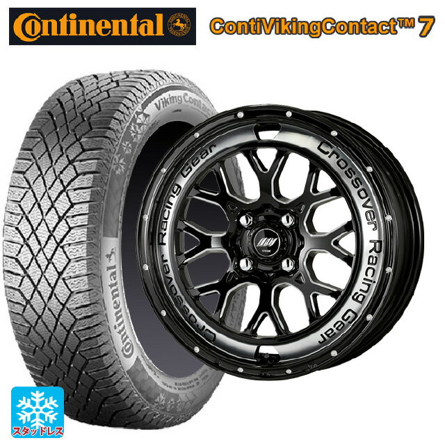 【6/22 20時〜 全品P5倍＆クーポン】175/65R14 86T XL コンチネンタル コンチバイキングコンタクト7 正規品 ワーク クラッグ CKV BCC 14-5.5J 国産車用 スタッドレスタイヤホイール4本セット