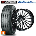 【5/9 20時〜 最大3万円OFFクーポン】215/45R18 93W ヨコハマ ブルーアースEs ES32 ウェッズ レオニス FR パールブラックミラーカット 18-7J 国産車用 サマータイヤホイール4本セット