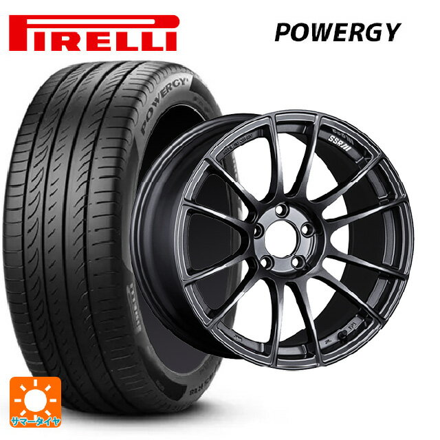 【6/22 20時〜 全品P5倍＆クーポン】225/40R19 93Y XL ピレリ パワジー 正規品 タナベ SSR GT X04 ダークガンメタ 19-8.5J 国産車用 サマータイヤホイール4本セット