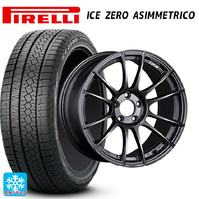225/40R19 93H XL ピレリ アイスゼロ アシンメトリコ 正規品 タナベ SSR GT X04 ダークガンメタ 19-8.5J 国産車用 スタッドレスタイヤホイール4本セット