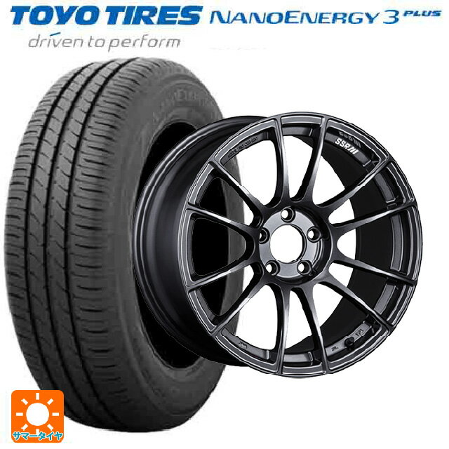 【6/22 20時〜 全品P5倍＆クーポン】215/45R18 89W トーヨー ナノエナジー3プラス タナベ SSR GT X04 ダークガンメタ 18-7.5J 国産車用 サマータイヤホイール4本セット