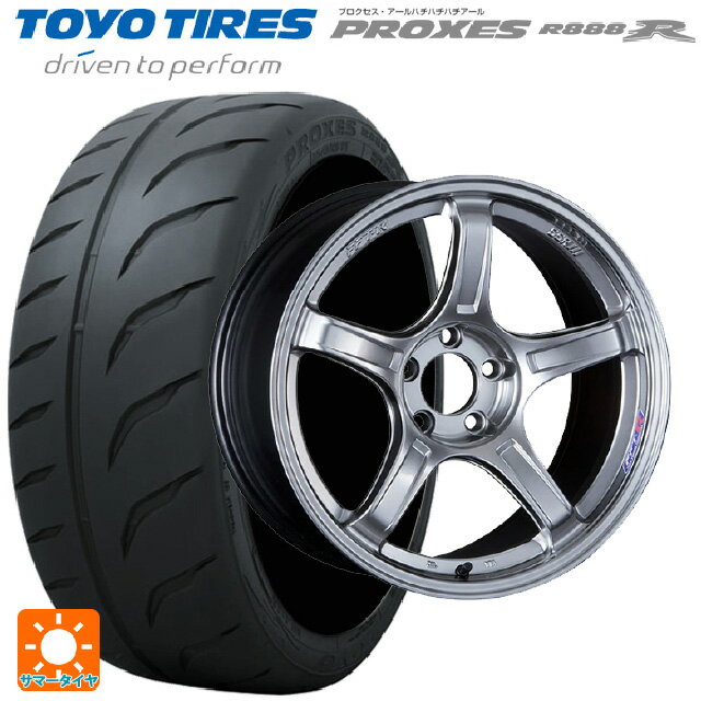 【6/20限定 全品P5倍＆クーポン】245/40R18 97Y トーヨー プロクセス R888R タナベ SSR GT X03 クロムシルバー 18-8J 国産車用 サマータイヤホイール4本セット