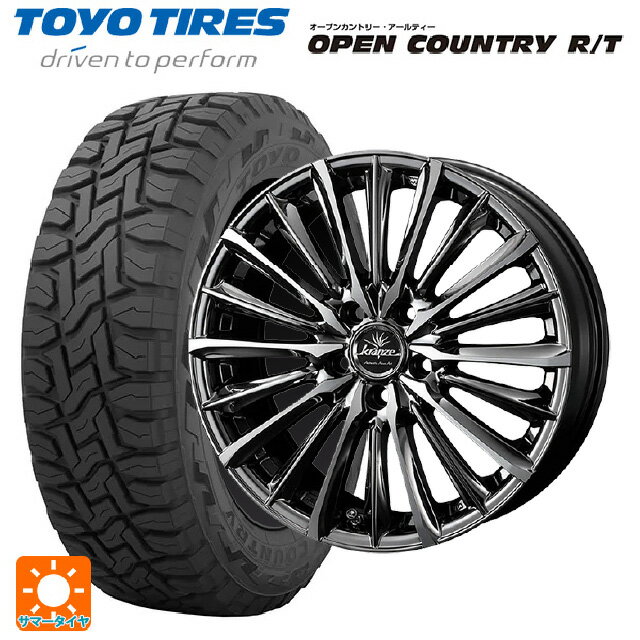【6/22 20時〜 全品P5倍＆クーポン】レクサス LBX(10系)用 225/55R18 98Q トーヨー オープンカントリー RT ブラックレター ウェッズ クレンツェ ヴィルハーム 225エボ SBCポリッシュ 新品サマータイヤホイール 4本セット