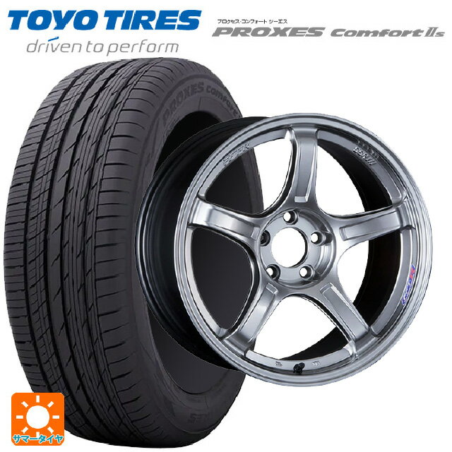 【6/15〜16限定 全品P5倍＆クーポン】215/45R18 93W トーヨー プロクセス　コンフォート2S タナベ SSR GT X03 クロムシルバー 18-7.5J 国産車用 サマータイヤホイール4本セット