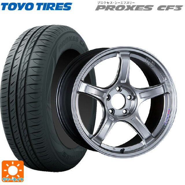 トヨタ プリウス(50系)用 215/45R17 91W トーヨー プロクセス CF3 タナベ SSR GT X03 クロムシルバー 新品サマータイヤホイール 4本セット