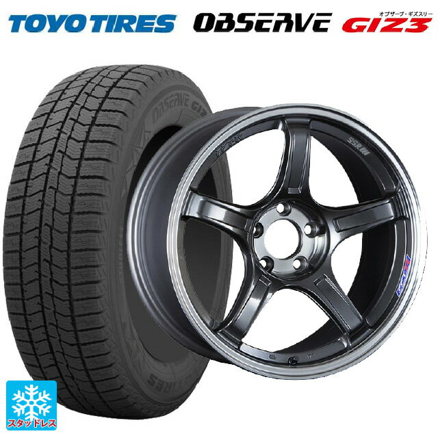 トヨタ RAV4(50系)用 235/55R19 101Q トーヨー オブザーブ ガリットギズ3 タナベ SSR GT X03 マシンドグラファイトガンメタ＋スモーククリア 新品スタッドレスタイヤホイール 4本セット