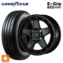 【10/27 10:59迄 全品P5倍&クーポン】185/70R14 88S グッドイヤー エフィシェントグリップ エコ EG02 ドゥオール フェニーチェ XC5 マットブラックミルド 14-5J 国産車用 サマータイヤホイール4本セット