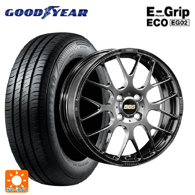 185/60R15 84H グッドイヤー エフィシェントグリップ エコ EG02 BBS RP DB 15-5.5J 国産車用 サマータイヤホイール4本セット