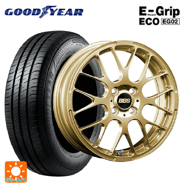 【6/15〜16限定 全品P5倍＆クーポン】165/50R16 75V グッドイヤー エフィシェントグリップ エコ EG02 BBS RP GL 16-5J 国産車用 サマータイヤホイール4本セット