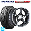 ニッサン エクストレイル(33系)用 235/60R18 107Q XL グッドイヤー アイスナビ SUV # タナベ SSR GT X03 マシンドグラファイトガンメタ+スモーククリア 新品スタッドレスタイヤホイール 4本セット