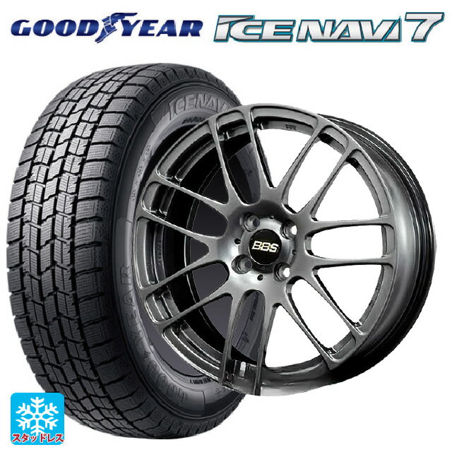 【6/15〜16限定 全品P5倍＆クーポン】215/65R16 98Q グッドイヤー アイスナビ7(数量限定) BBS RE-L2 DB 16-6.5J 国産車用 スタッドレスタイヤホイール4本セット
