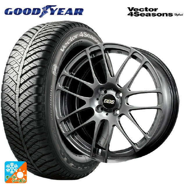 【6/11 1:59迄 全品ポイント5倍】175/65R15 84H グッドイヤー ベクターフォーシーズンズ ハイブリッド BBS RE-L2 DB 15-5.5J 国産車用 オールシーズンタイヤホイール4本セット