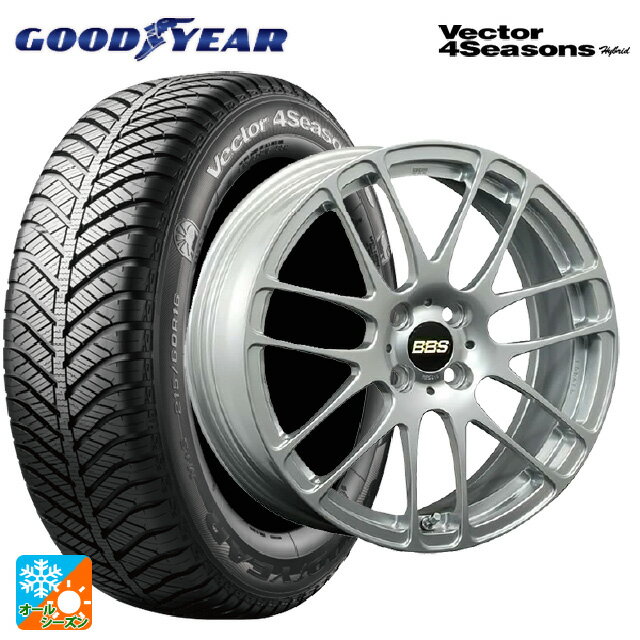【6/22 20時〜 全品P5倍＆クーポン】185/55R16 83H グッドイヤー ベクターフォーシーズンズ ハイブリッド BBS RE-L2 DS 16-6J 国産車用 オールシーズンタイヤホイール4本セット