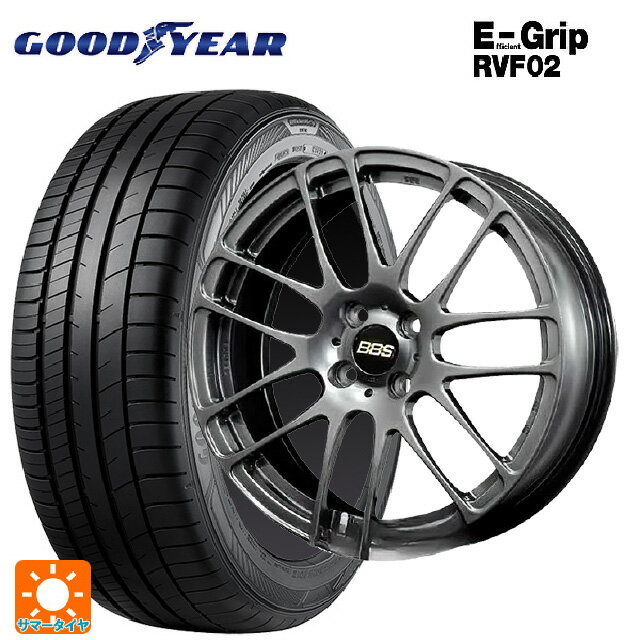 【6/22 20時〜 全品P5倍＆クーポン】165/55R15 75V グッドイヤー エフィシェントグリップ RVF02 BBS RE-L2 DB 15-4.5J 国産車用 サマータイヤホイール4本セット