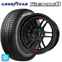 トヨタ GRヤリス(PA系)用 235/40R18 95Q XL グッドイヤー アイスナビ8 エンケイ レーシング RPF1 マットブラック 新品スタッドレスタイヤホイール 4本セット(2)