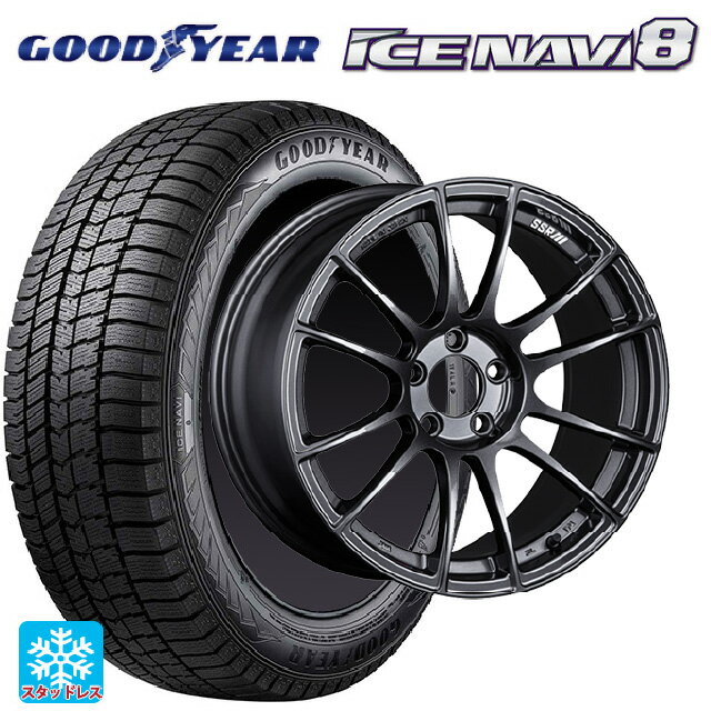 2024年製 225/55R18 98Q グッドイヤー アイスナビ8 # タナベ SSR GT X04 ダークガンメタ 18-7.5J 国産車用 スタッドレスタイヤホイール4本セット